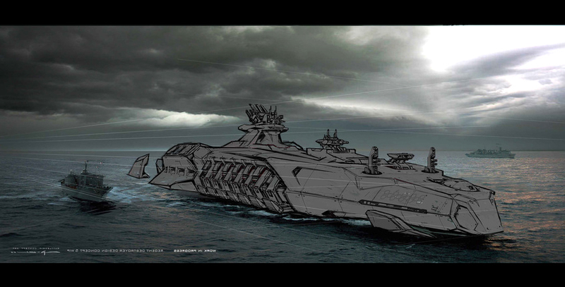 Illustration for article titled The Raw Beauty of Battleship's Alien Concept Art